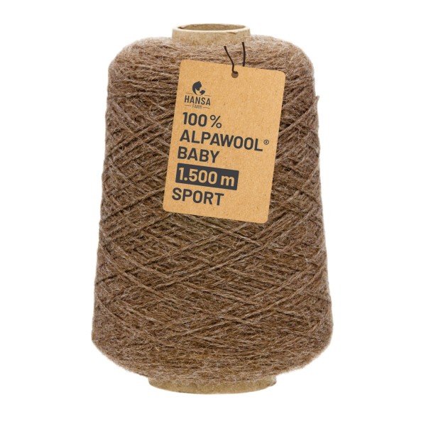 Alpawool® Baby 150 Sport NFA06 - 500g Alpakawolle Kone Braun