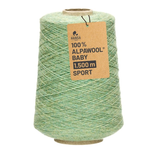 Alpawool® Baby 150 Sport HF283 - 500g Alpakawolle Kone Lindenblüte Melange