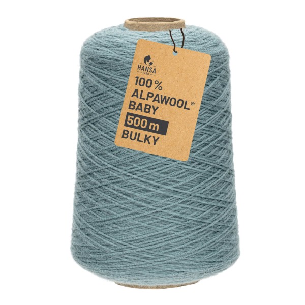 Alpawool® Baby 50 Bulky CF243 - 500g Alpakawolle Kone Eisblau
